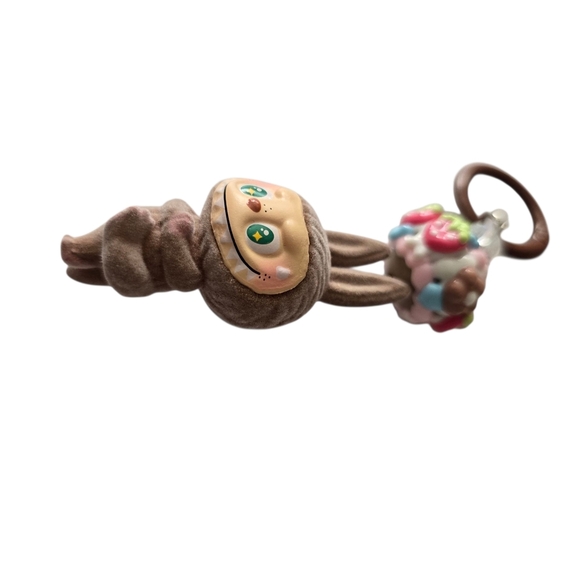 Adorable Brown Labubu Keychain - Picture 3 of 3